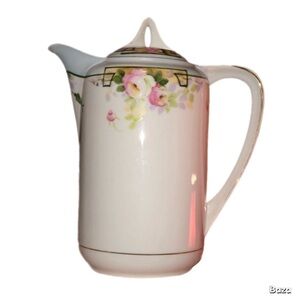 Vintage Nippon Rising Sun Chocolate Pot Handpainted